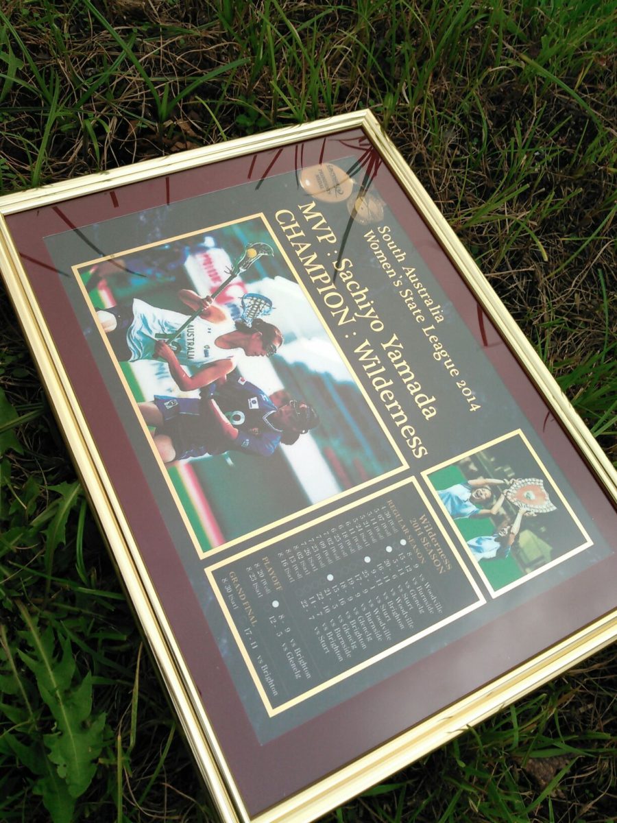 ラクロス メモリアルプレート